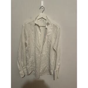 Giorgio Armani Le Collezioni Tuxedo Shirt Made in Italy‎ White Size 32/33